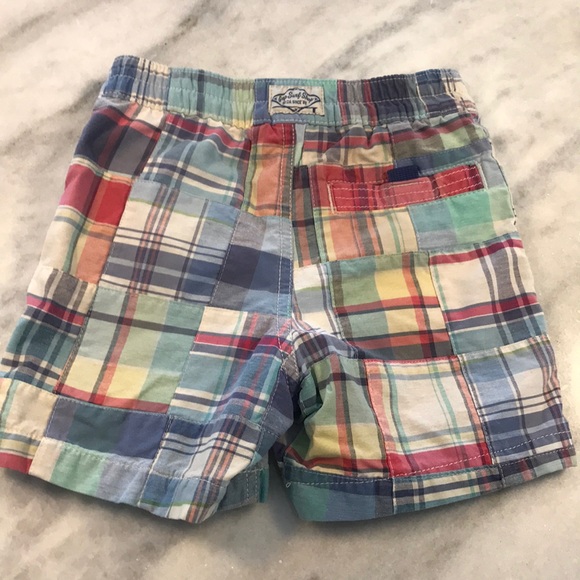 GAP Boys Plaid Swim Trunks, Size 3 - Picture 2 of 7
